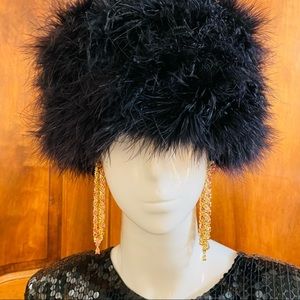 Vintage Deborah Rhodes Ostrich Feather Chapeau
